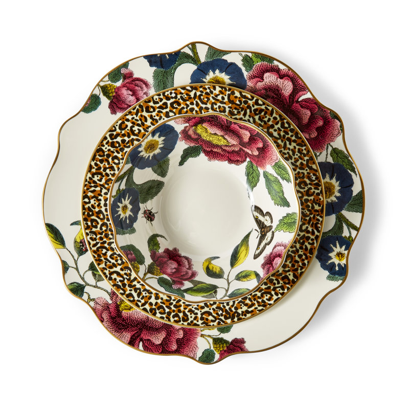Creatures of Curiosity 12 Piece Dinnerware Set, Service for 4