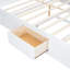 Lit plateforme très grand avec tête de lit multi-rangement USB et tiroirs-1247733513
