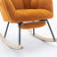 Chaise berçante en tissu avec repose-pieds Teddy-1243860952