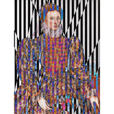 Peinture psychédélique 1 par Thom Filicia - Peinture encadrée sur plastique / acrylique