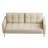 69'' Wide Modern Linen Blend Upholstered Sofa – Pillow Armrests & Sturdy Wooden Legs-567873392