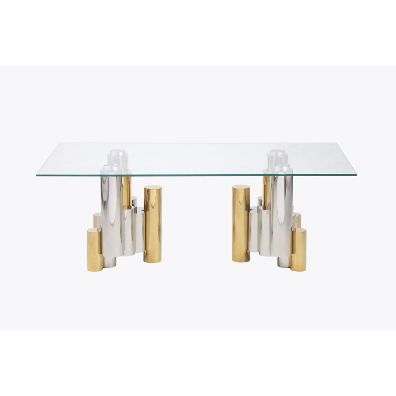 Table de bout en verre