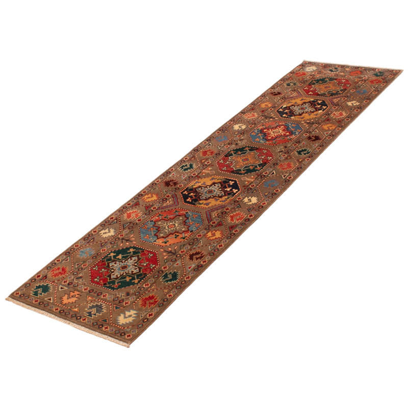 Tapis de couloir nouvel âge en laine 2 pi 7 po x 9 pi 10 po Zavien