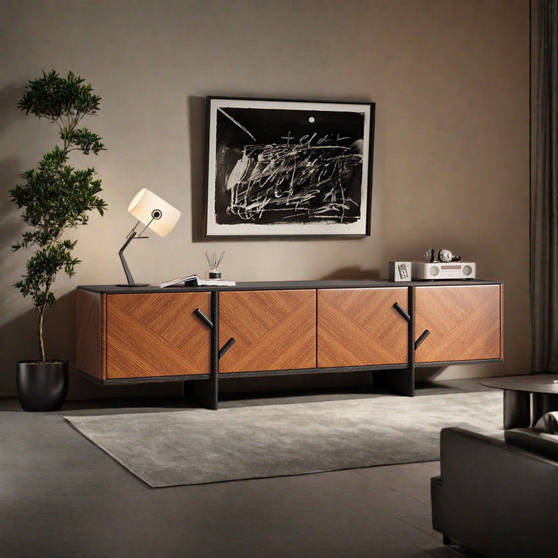 Meuble télé de luxe italien, 70.87"