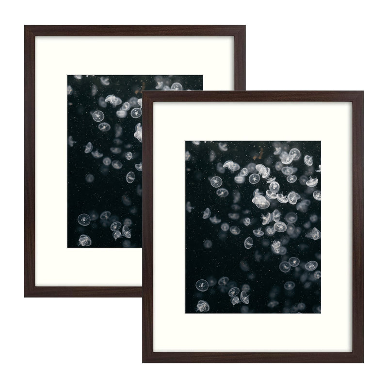 Dreketi Matte MDF Wall Hanging Picture Frame, Walnut, 16" x 20"