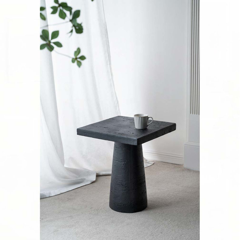 Table basse avec base piédestal