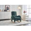 Chaise berçante en tissu avec repose-pieds Teddy-199263665