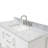 49'' Single Bathroom Vanity with Carrara Marble Top-87111502