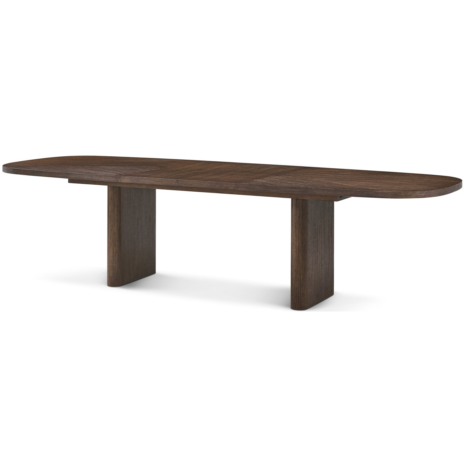 86.61'' Extendable Dining Table, Brown