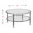 Jordyan Glass Top Coffee Table-511878338