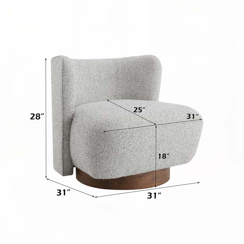 Chaise d'appoint rembourrée