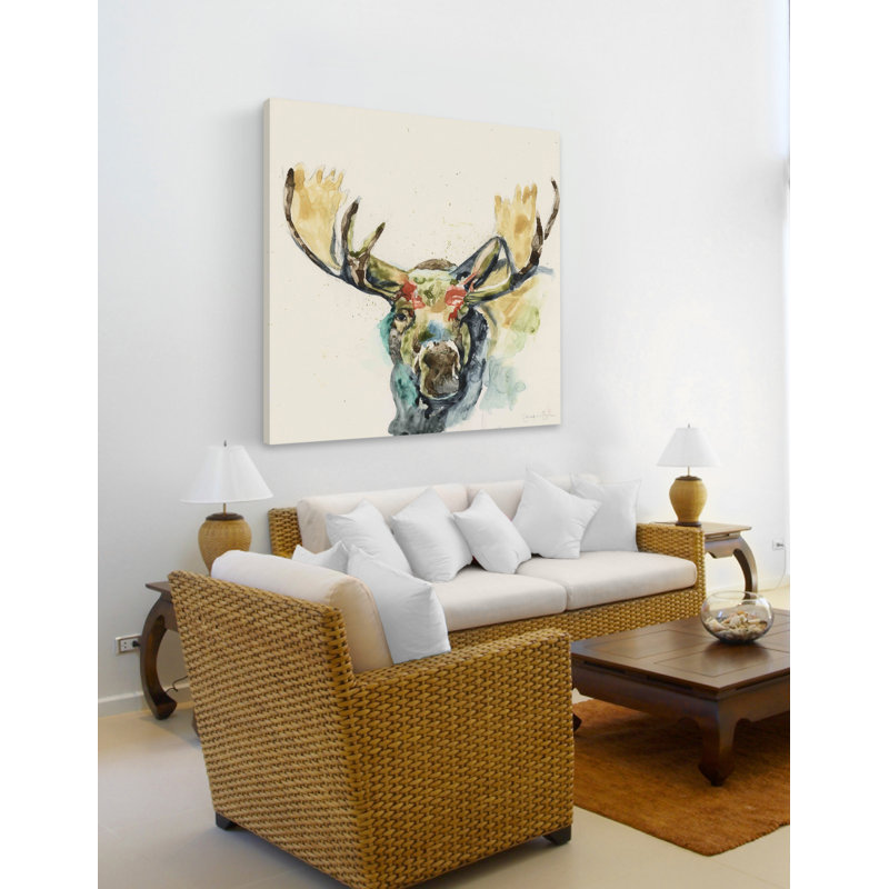 Hi Fi Wildlife I - Wrapped Canvas Print, 46 cm H x 46 cm W x 4 cm D