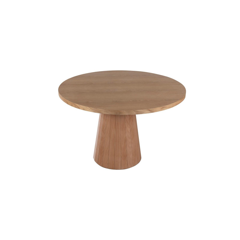 Ferro Beech Round Dining Table, 75cm H x 75cm L x 100cm W