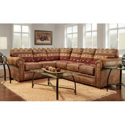 Millwood Pines Josie Upholstered Sectional & Reviews | Wayfair