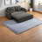 Compact Convertible Sleeper Sofas, Chenille Upholstery, Modern Style For Small Spaces
