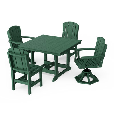 Ensemble repas 5 pièces avec chaises pivotantes Heritage