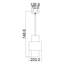 Petersfield 1 - Light Sunrise Silver Square/Rectangle Pendant