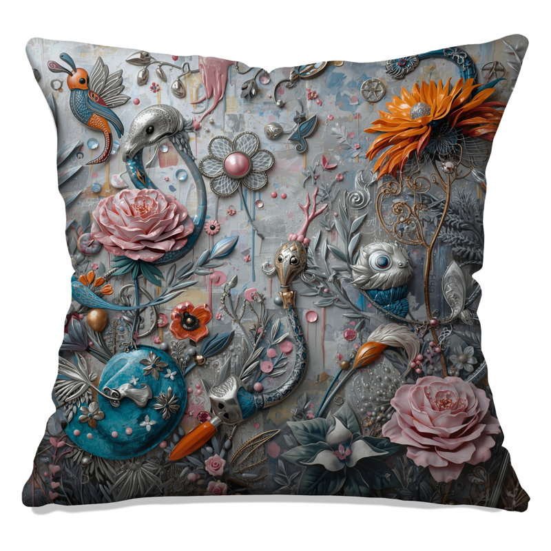 Coussins Floraux, 26 x 26 pouces