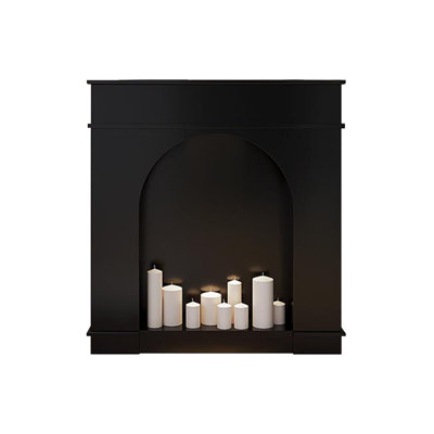 Manufactured Wood Electric Fireplace