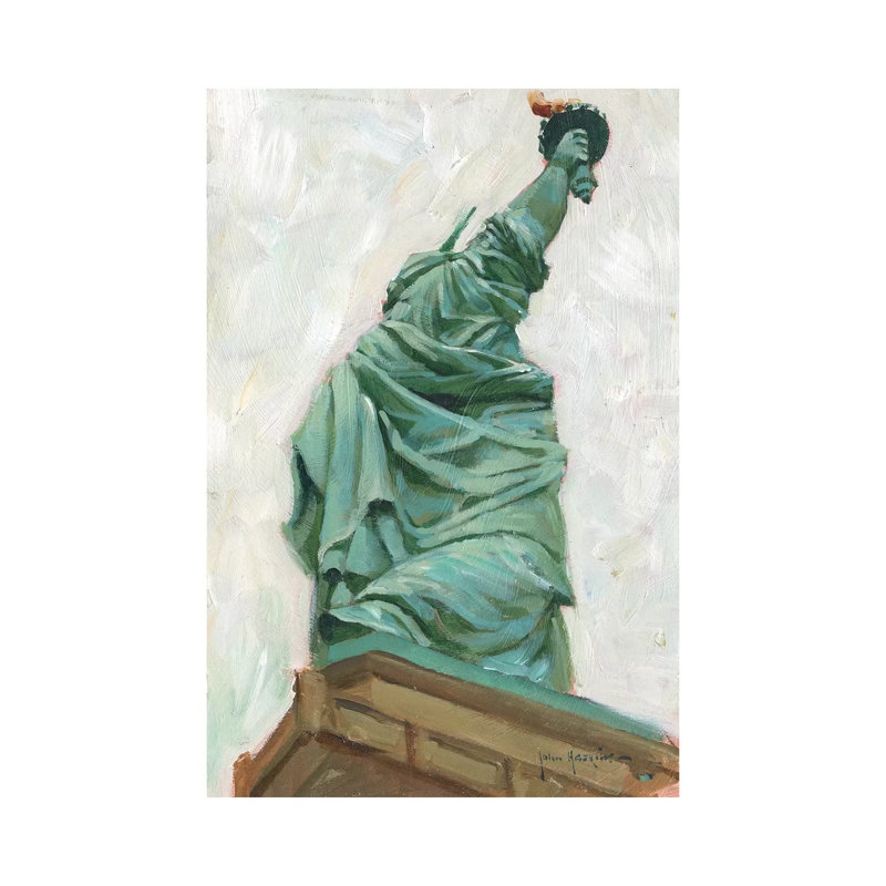 Liberty Belle 1 Piece Wrapped Canvas Wall Art, 66.04 cm H x 45.72 cm W