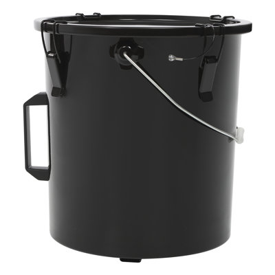 6 Gallon Oil Bucket with Filter Bag, Fryer Grease Caddy with Locking Lid for Restaurant and Food Truck