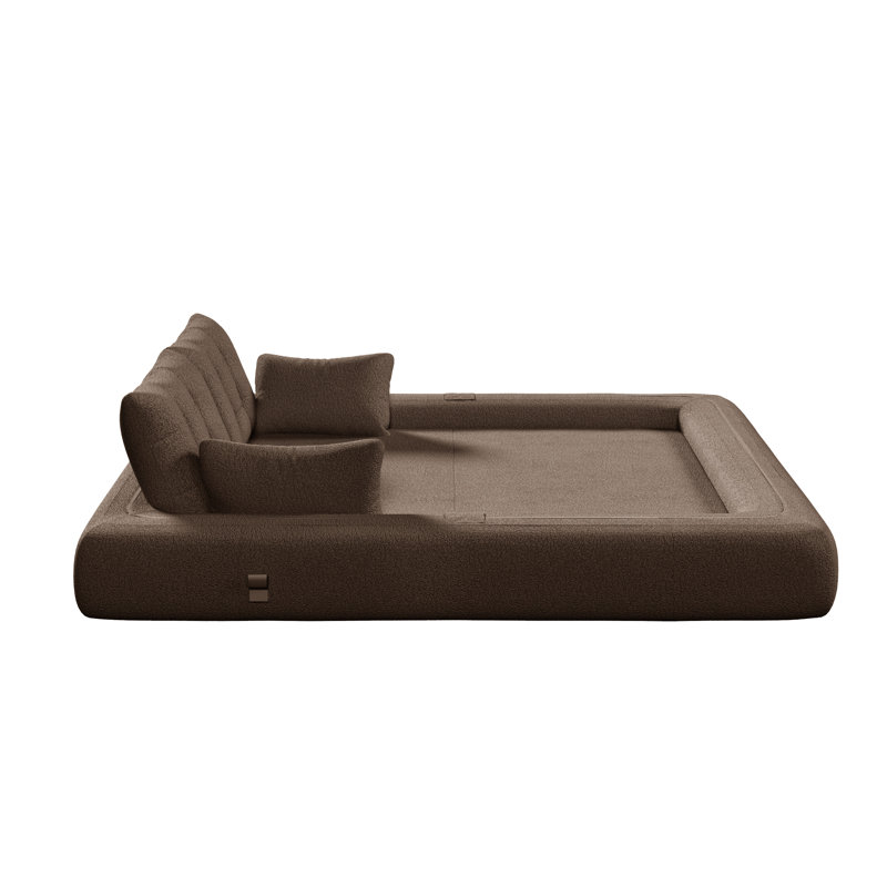 Canapé-lit Lazy, canapé-lit pliable multifonctionnel 78,7 po, canapé-lit rembourré en mousse 3-en-1