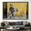 «Banksy Hip Hop Graffiti Street Art Canvas», affiche de peinture murale pour amateurs de musique