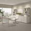 Ensemble de bureau d'ordinateur en L Gaythorne en blanc - réversible-1210040289