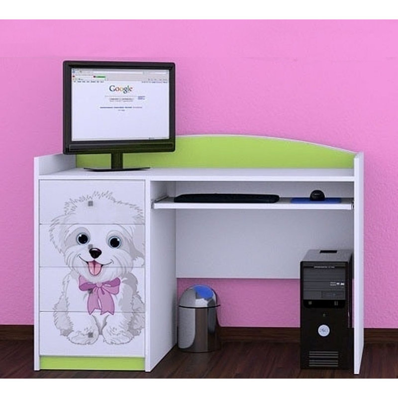 Cosimo 125cm Computer Desk, Green