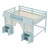 Full Loft Bed With Built-In Bookshelf, Curtain, And Storage Shelf Amusement Park-Inspired Playful Design Safety Guardrails-881658262