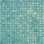 Fern 2 5/8" x 5/8" Iridescent Glass Mosaic