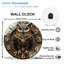 Horloge murale hibou
