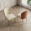 Chaise d'appoint Quatrell en café / beige