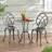 CHARLESTON 3PC CAST BISTRO SET