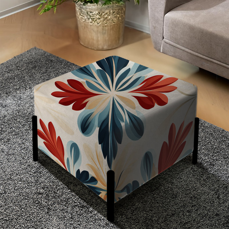 Zermeno - Eclectic Square Ottoman