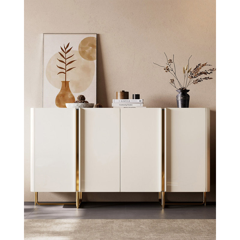 Armoire à chaussures en cristal Crystal, 31.5" H x 62.99" W x 15.75" D