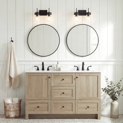 Ensemble de meuble-lavabo double 54 po Soma_Farmhouse / Country_VF2854