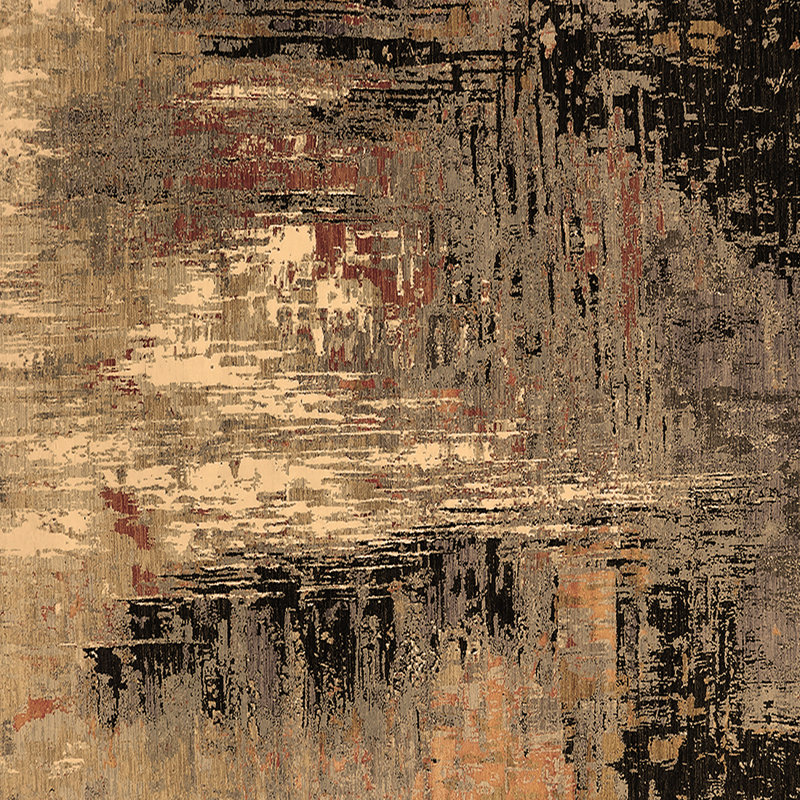 Hambeldon Performance Chenille Abstract Indoor Rug, Square 6'
