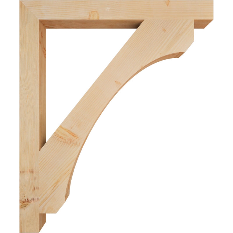 Support en bois rustique Legacy Block, Sapin de Douglas, Lisse, H 48 po x l 3,5 po x P 40 po