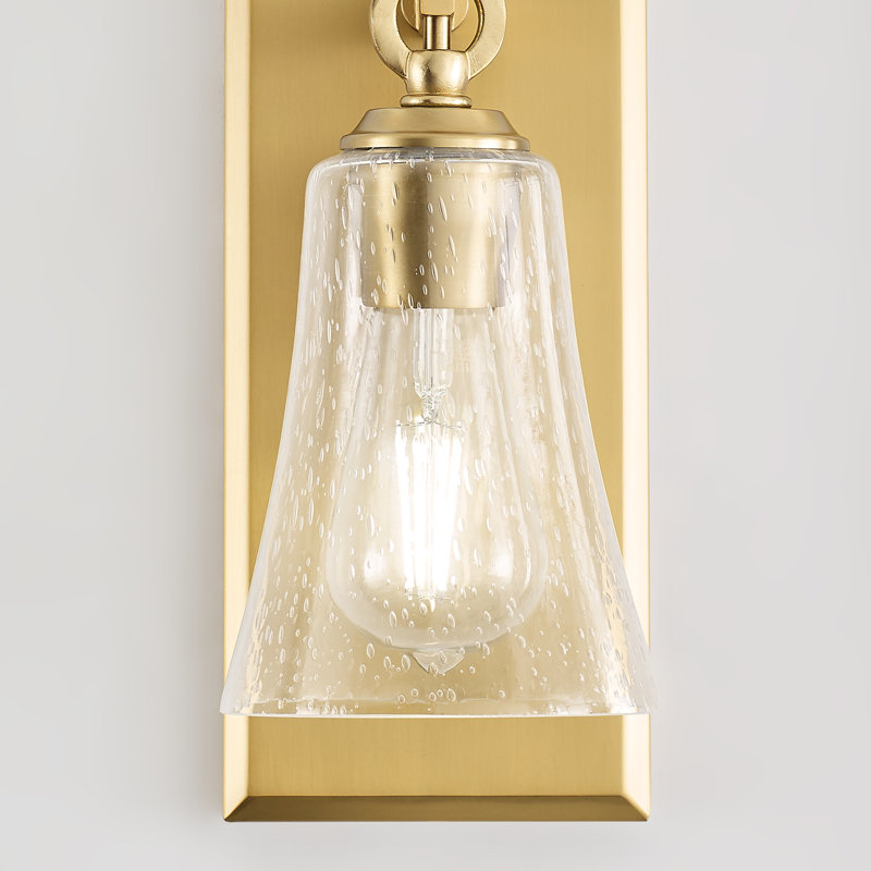 Monterro 1 - Light Armed Sconce, Burnished Brass