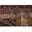 Tapis traditionnel pré-1900 à teinture végétale 10 x 12