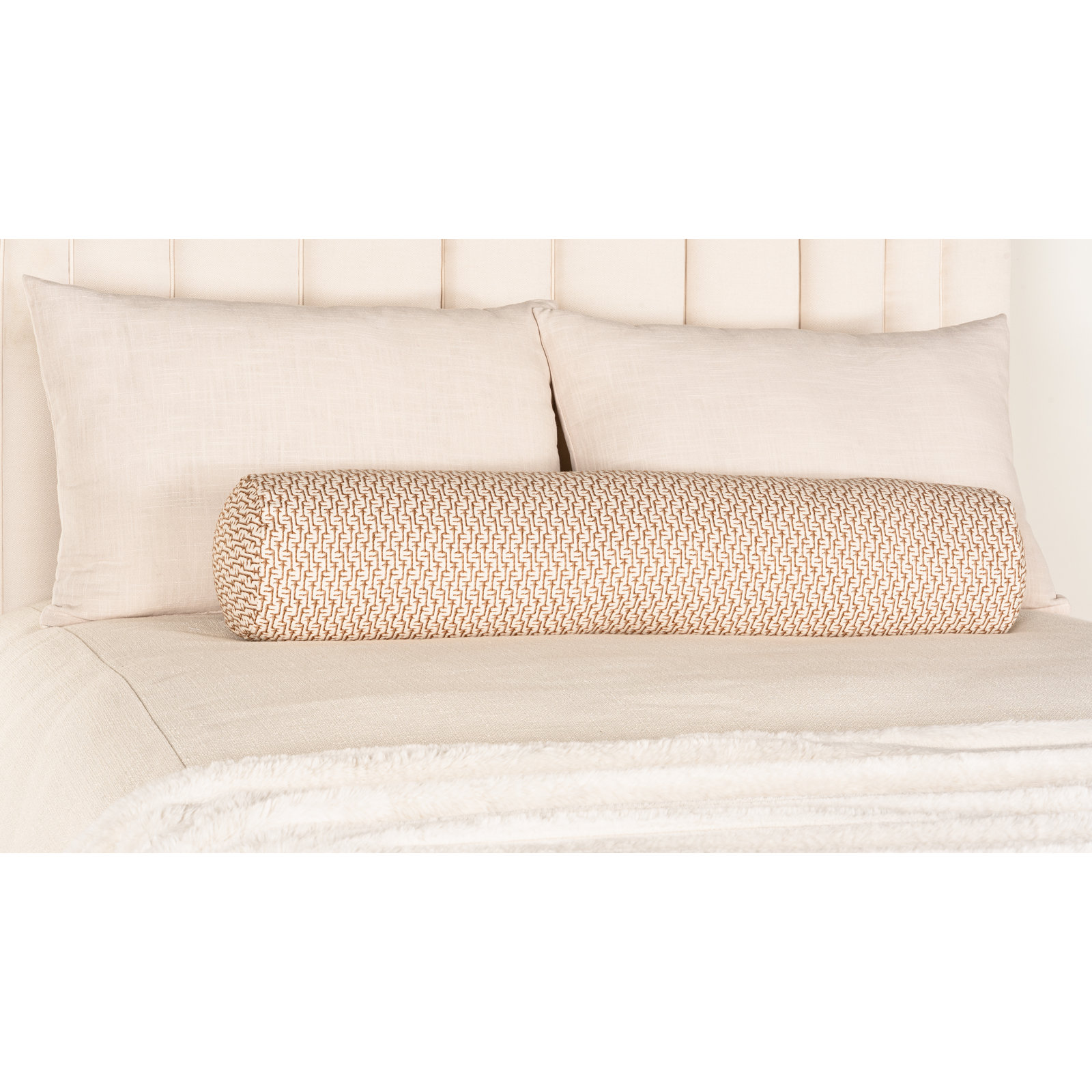 Cascade 39" x 8" Throw Pillow, Orange