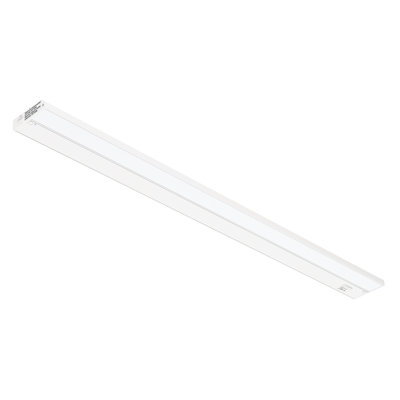 Éclairage sous-armoire à DEL 3 niveaux 40 pouces Inlight, câblé ou branché, sélectionnable blanc 2700K / 3000K / 4000K, à intensité variable, finition blanche, IN-0210-5