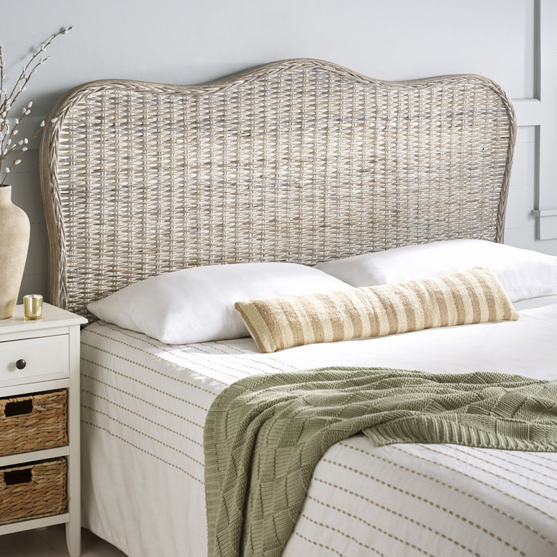 Litchford Headboard, Queen, White Washed