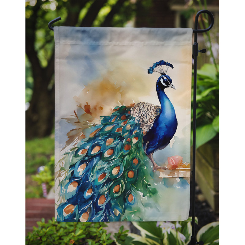 Drapeau de jardin paon_DAC3253