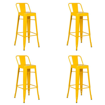 Tabouret de bar 26 po low back Hakana