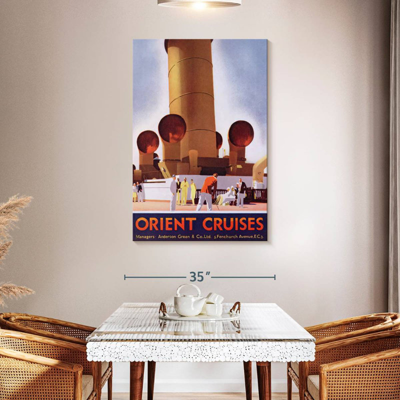 Mehar Orient Cruises, 48" H x 32" W
