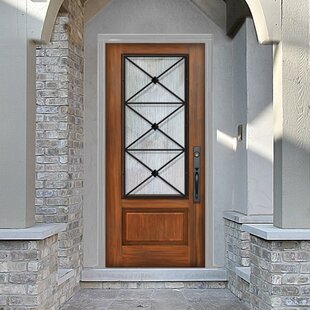 CreativeEntryways Craftsman Ready to Install Mahogany Wood Prehung Entry  Door - Wayfair Canada