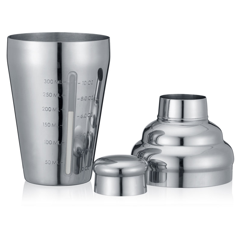 Shaker à cocktail mesuré en acier inoxydable
