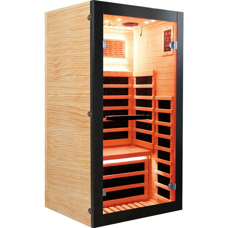 Cabine de sauna à infrarouge lointain avec éclairage ciel étoilé Wynon
